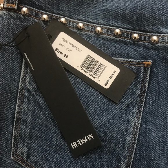 Hudson Studded Mini Jean Skirt - Picture 8 of 8